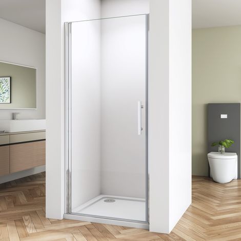 80x180cm Nischentür Drehtür Nano Duschkabine Duschabtrennung Dusche Duschwand Türhöhe:180cm (1/5)
