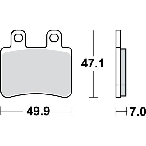 TRW MCB735EC Bremsbeläge