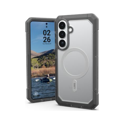 UAG Trooper Magnet - custodia con modulo magnetico integrato per Samsung Galaxy S26+ (trasparente/cenere) (1/4)