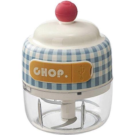 Ce mini hachoir à ail électrique peut broyer les noix, les fruits, les légumes et autres ingrédients. (1/5)