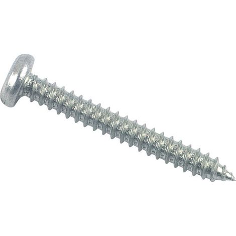 Vis à tôle tête cylindrique fendue Zingué - 3,5 x 9,5 mm - BIVI (1/3)