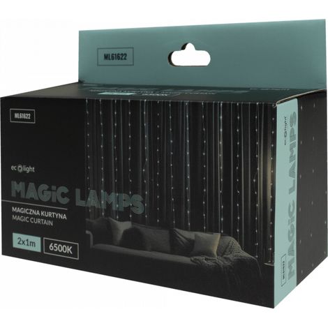 Rideau LED 200 2x1m 6500K froid USB 5V IP65 Ecolight (1/2)
