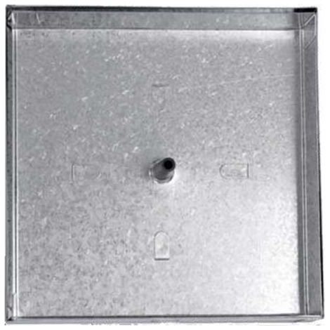 Sigillo zincato leggero : Dimensione - cm 43x43x5h