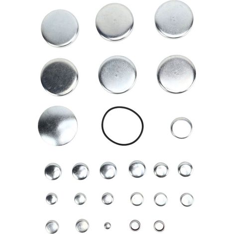 Cylinder Head and Block Expansion Plug Kit 3914035 Solid Replacement for 4BT 6BT 12V 59L 1989-1998 and Block Expansion Plug Kit 3812092 Cylinder Head and Block (1/5)
