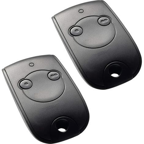 Télécommande RTS 2 canaux Pour contrôler 2 moteurs RTS pour portails et portes de garage, Noir - Lot de 2 (1/4)