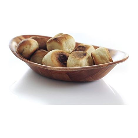 Ciotola ovale in legno da cucina 295x140mm - Hendi 425503 (1/3)