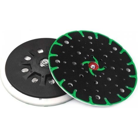 Patin de ponçage 150 mm, filetage de raccordement M8 - 49 trous avec vis avec fonction dépoussiérage, compatible avec ponceuse excentrique Festool Rotex RO, ETS 150, ETS EC 150 (1/5)