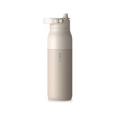 Botella Larq PureVis 2: botella con filtro inteligente y autolimpiante, luz UV-C, 1 L (duna del Mojave) (1/3)