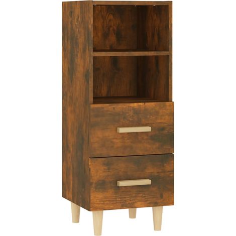 Aparador cómoda cómoda mueble mueble de almacenaje organizador cocina salón salón 34,5 x 34 x 90 cm madera contrachapada marrón 020030919