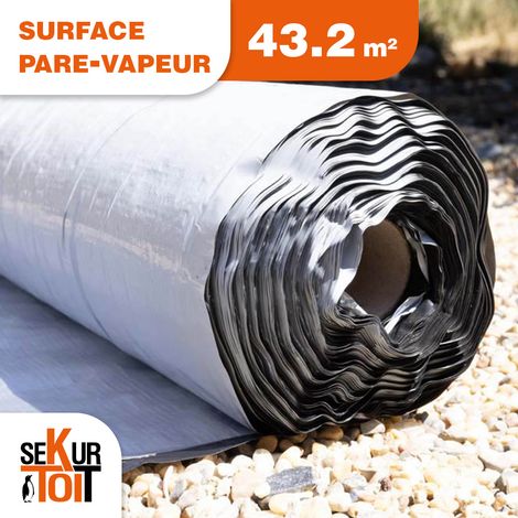 Pare-vapeur aluminium SD1500 – Rouleau 1,08 m x 40 m - SEKURTOIT