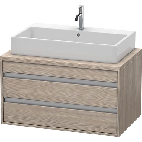 KETHO mobile console basso 480x900x550mm pino argento