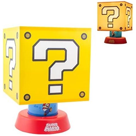 Lampka Super Mario Icon lampe jaune 26.6 cm hauteur