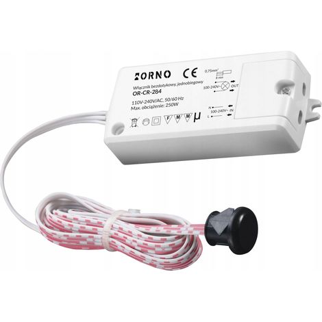 Interrupteur orno or-cr-284 sans contact ip20 250 W (1/2)
