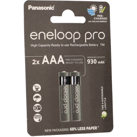 eneloop eneloop pro HR03 Micro (AAA)-Akku NiMH 930 mAh 1.2 V 2 St. (1/5)