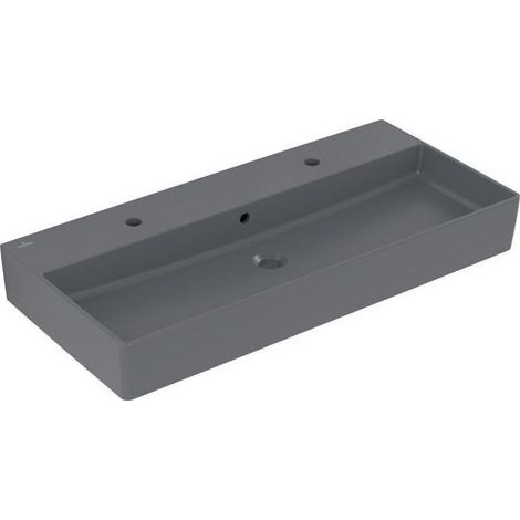 Villeroy & Boch Memento 2.0 Wandwaschbecken, 2 Hahnlöcher, mit (1/5)