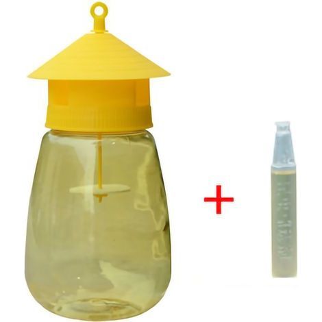 Effektive Fliegenfalle aus Kunststoff für die Küche, inklusive wiederverwendbarer Flasche, für Guave, Tomaten und Gemüse. (1/5)