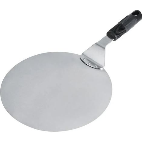 VINGVO plateau de transfert de pizza 1Pc acier inoxydable Pizza Peel pelle ronde plateau de transfert cuisine Restaurant outil de (1/4)