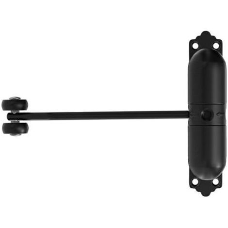 Pair Lntyq Ferme Portes, Réglable Ferme Porte, Fermeture à Ressort Automatique, Ferme Porte à Ressort de Tension, pour Fermeture Automatique de Diverses Portes (Noir) (1/4)