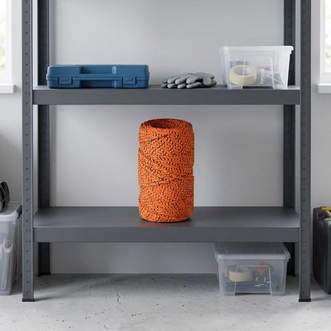 vidaXL Cuerda multiusos 2 mm 25 m Naranja PP 27 kg Carga máx. (1/2)