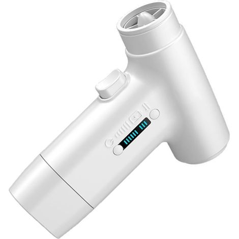 Souffleur d'air sans fil rechargeable puissant 130 000 tr/min Petit ventilateur 6 vitesses réglables pour activités de plein air (1/5)