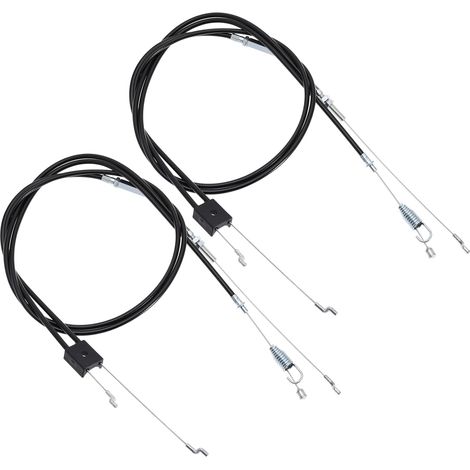 Câble d'accélérateur et Câble d'embrayage pour Tondeuse à Gazon Compatible avec Tondeuses à Gazon Câble de Traction Commande Longueur 1515mm et 1320mm (1/5)