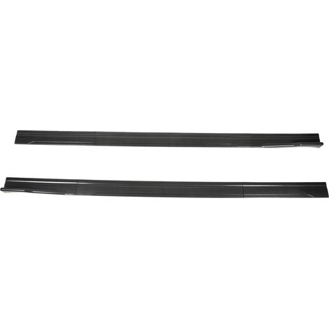 Jupe latérale universelle 2M/78,7 pouces, diffuseurs ailettes arrière pour Accord Civic, motif fibre de carbone brillant, bas de caisse auto (1/5)
