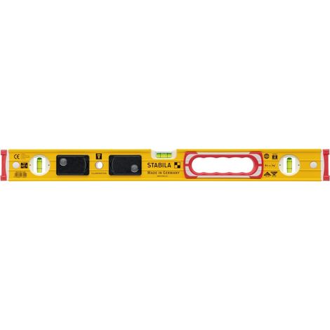 STABILA Wasserwaage Type 196-2 LED, 61 cm, mit beleuchteten Libellen - 17392
