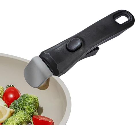 Poignée De Casserole Amovible Universelle, Poignée De Rechange Robuste Pour Batterie De Cuisine, Poignées De Marmite Pour Poêle À Frire, Poignées De Remplacement Ergonomique (1/5)