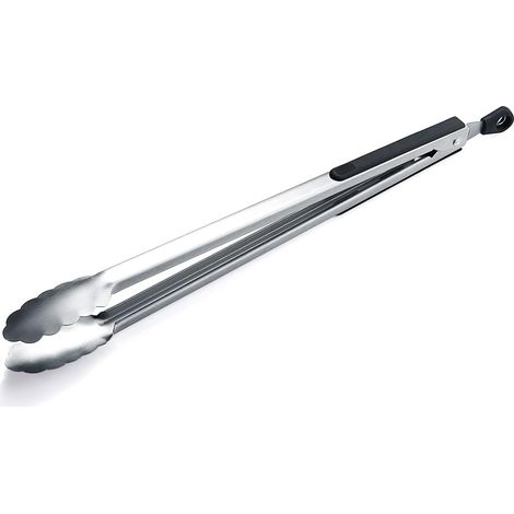 Crediri 16 Zoll Grillzange, Grillzange aus Edelstahl, Premium-Grillzange für die Küche.