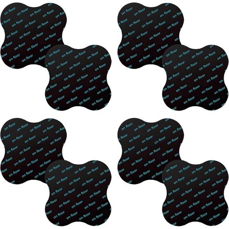 CCYKXASet of 8 non-slip underlays for carpet and wood floors. Reusable and washable. Multi-purpose for furniture and decoration, safety (8 x 8 cm) (1/5)