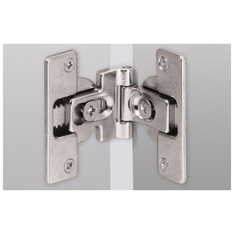 Hettich – Charnière invisible 180° pour portes pliantes – Boîtier à visser Ø 35 mm – Réglage continu jusqu'à + 4 mm – Entraxe 52 mm