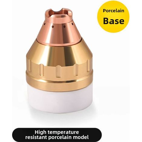 Manchon protection plasma P80 Couvercle protection céramique chrome-zirconium-cuivre Rouleau contact inclus Accessoire pistolet découpe (1/5)
