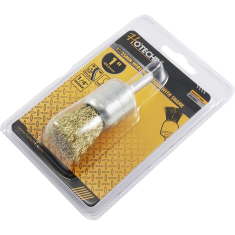 CEPILLO ACERO BROCHA 25mm CON ESPIGA (1/2)