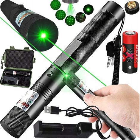 Chargeur de batterie 4 en 1 pour pointeur laser vert ultra-puissant de 90 000 W (1/5)