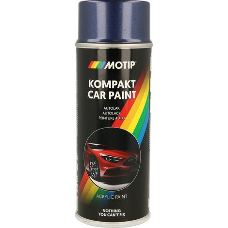 PEINTURE ACRYLIQUE KOMPAKT 53986 BLEU METALLISE 400ML MOTIP
