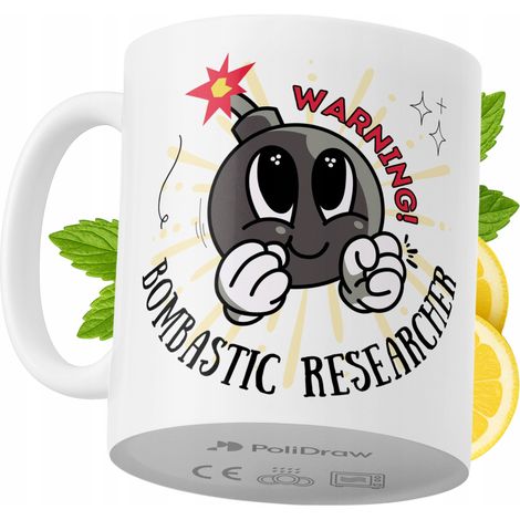 Mug humoristique pour chercheur, avec un texte amusant et un design graphique original. Idéal pour les anniversaires, les fêtes et les occasions spéciales. Mug premium pour la maison, le bureau et le  (1/5)