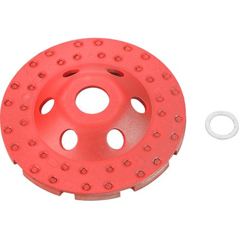 Ortviai Meule à segments diamantée 125 mm pour marbre, béton et pierre – Rouge (1/5)