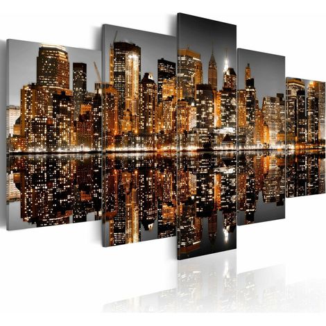 Tableau impressions s de manhattan - 200 x 100 cm (1/4)