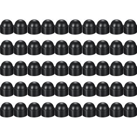 50 pièces Cache écrous M8 Cache vis en plastique Cache ecrou Cache de Finition de Protection et Sécurité pour recouvrir les écrous et les têtes de vis hexagonales (1/5)