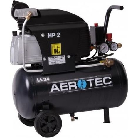 AeroTEC Compressore 220-24FC Nero 24L 8 Bar 2880 giri/min