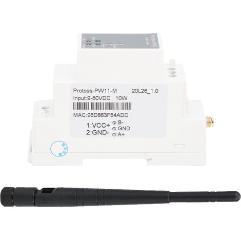RS485-zu-WLAN-Ethernet-Seriell-Server-Schienenmontage für Mbed-System 9–50 V DC PW11-M (1/5)