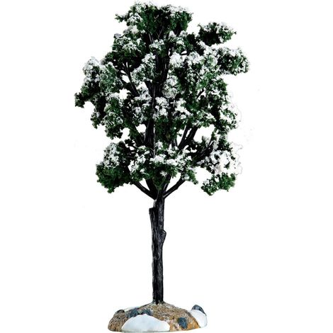 Albero Abete Balsam, accessorio villaggio di Natale in Poliresina -Piccolo (1/2)