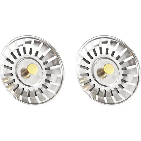 2 Pack Kitchen Sink Strainer, Anti-Block Sewer Mesh, Floor Drain (1/5)
