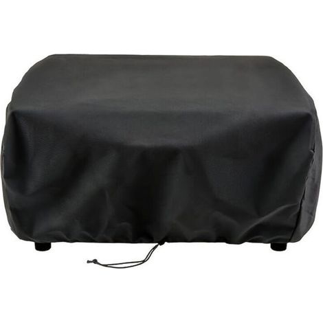 Housse de protection pour, dimensions 57x48x23 cm, facile à installer, résistante à l'eau et à la poussière, anti-UV, noire, housse universelle cuisinière à gaz (1/4)