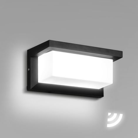 SWANEW Applique LED 18W LED sensore IP65 illuminazione per esterni con sensore di movimento patii giardini bianco freddo (1/5)