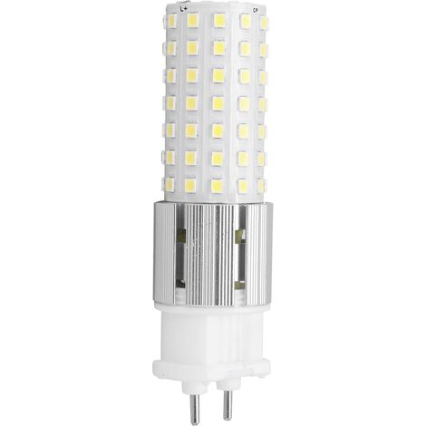 G12 96LED Light Corn Lamp 15W 1500LM Ampoule pour Lustre Applique 85-265V Céramique + Accessoires D'éclairage en Aluminium(Blanc froid 6000K) (1/5)