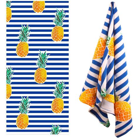 1 Serviette de plage, microfibre, absorbante, anti-sable, 71x150cm, piscine voyage (1/5)