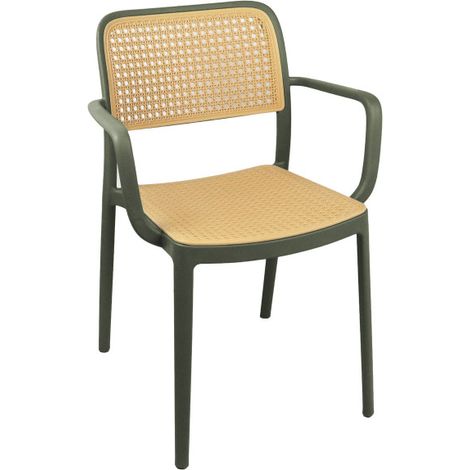 Amadeus - Fauteuil Karl kaki (lot de 4) (1/4)