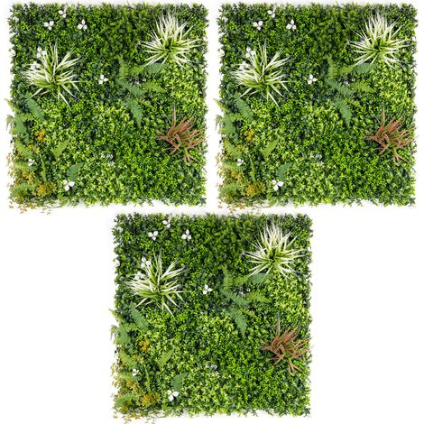 Artificial Meadow Living Wall Panels - 3 Pack (1/5)