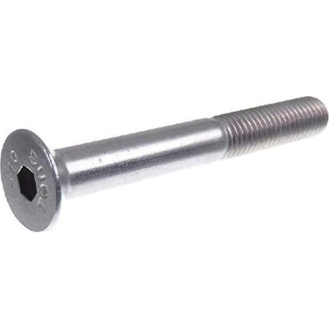 tornillo allen din 7991. cabeza avellanada. alojamiento hexagonal interior. zincado metrica m-8 largo 60mm